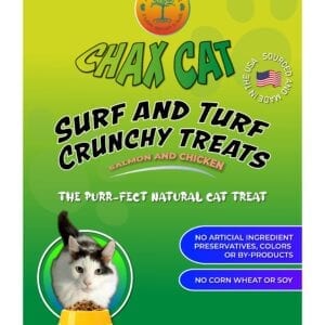 Chax Cat surf and turf treats