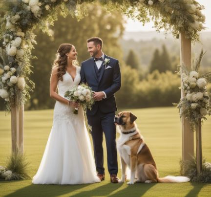 pets im wedding